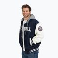 Pánská bunda Pitbull Falcon Ridge Bomber Hooded navy/ecru 3