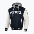 Pánská bunda Pitbull Falcon Ridge Bomber Hooded navy/ecru 4