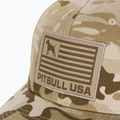 Pánská kšiltovka Pitbull West Coast Mesh Full Cap Pitbull Usa Multicam arid/brown 3