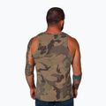 Pánské tričko na lezení Pitbull Small Hilltop Tank Top woodland camo 3