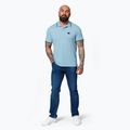 Pánská polokošile Pitbull West Coast Pique Stripes Regular světle modrá 2