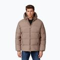 Pánská zimní bunda Pitbull Duncan Quilted Hooded dark sand