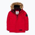 Pánská bunda  Pitbull Forest Hooded Parka red 5