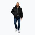 Pánská bunda  Pitbull Hidden Quilted Hooded black/black 2