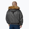 Pánská zimní bunda Pitbull Harvest Hooded Bomber graphite 3