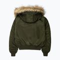 Pánská zimní bunda Pitbull Harvest Hooded Bomber olive 5