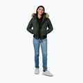 Dámská zimní bunda  Pitbull Azalea Quilted Hooded olive 2
