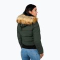 Dámská zimní bunda  Pitbull Azalea Quilted Hooded olive 3