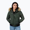 Dámská zimní bunda  Pitbull Azalea Quilted Hooded olive 4