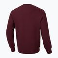 Pánská mikina Pitbull Small Logo Crewneck burgundy 2