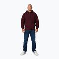 Pánská mikina s kapucí Pitbull Small Logo burgundy 2