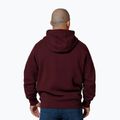 Pánská mikina s kapucí Pitbull Small Logo burgundy 3