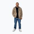 Pánská mikina Pitbull Small Logo Hooded Zip pale sand 2