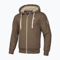 Pánská mikina Pitbull Zip Sherpa 2 Ruffin Hooded brown 5