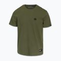 Pánské tričko na lezení Pitbull Small Logo olive 4