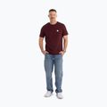 Pánské tričko Pitbull Small Logo dark burgundy 2