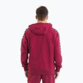 Pánská mikina  Pitbull Tape Nugget Hooded Zip Sweatshirt burgundy 4