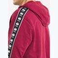 Pánská mikina  Pitbull Tape Nugget Hooded Zip Sweatshirt burgundy 5