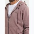 Pánská mikina Pitbull Lancaster 2 Hooded Zip Sweatshirt washed burgundy 4