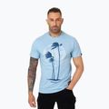 Pánské tričko na lezení Pitbull Palms light blue