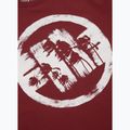 Pánské tričko Pitbull Logo Palms burgundy 7