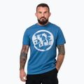 Pánské tričko Pitbull Logo Palms shade blue