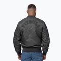 Pánská bunda Pitbull Hacket Washed Bomber graphite 3