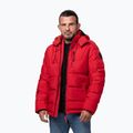 Pánská zimní bunda Pitbull Piedmont Quilted Hooded fluorescent/red
