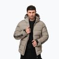 Pánská zimní bunda Pitbull Airway 4 Padded Hooded pale sand 5