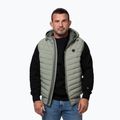 Pánská vesta Pitbull Naylor Padded Hooded dusty salvia