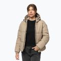 Dámská zimní bunda Pitbull Vista Quilted Hooded dark sand 5