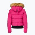 Dámská zimní bunda Pitbull Azalea Quilted Hooded raspberry red 8