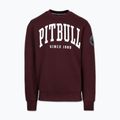 Pánská mikina Pitbull Norton Crewneck dark burgundy 4
