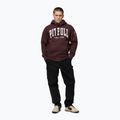 Pánská mikina s kapucí Pitbull Norton Hooded dark burgundy 2