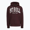 Pánská mikina s kapucí Pitbull Norton Hooded dark burgundy 4
