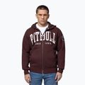 Pánská mikina Pitbull Norton Hooded Zip dark burgundy