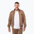 Pánská mikina Pitbull Trackjacket Tape Logo Terry Group coyote brown