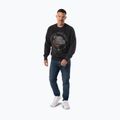 Pánská mikina Pitbull Strenght & Respect Crewneck washed dark graphite 4