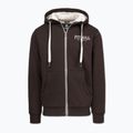 Pánská mikina Pitbull Ruffin Detroit Hooded Zip dark chocolate 5