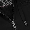 Pánská mikina Pitbull Ruffin Detroit Hooded Zip black/black 9