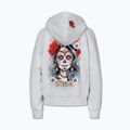 Dámská mikina Pitbull Santa Muerte Hooded Zip white stone 9