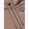 Dámská mikina Pitbull Skull Surf Hooded Zip chocolate mousse 9