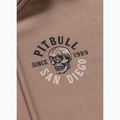 Dámská mikina Pitbull Skull Surf Hooded Zip chocolate mousse 10