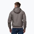 Pánská bunda Pitbull Athletic Logo Nylon Hooded taupe 3
