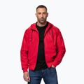 Pánská bunda Pitbull Athletic Tape Nylon Hooded red 4