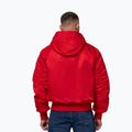 Pánská bunda Pitbull Aero Flight Hooded fluo/red 3