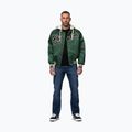 Pánská bunda Pitbull Mason San Diego Baseball Hooded bottle green/beige 2
