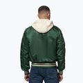 Pánská bunda Pitbull Mason San Diego Baseball Hooded bottle green/beige 3