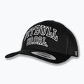 Pánská kšiltovka Pitbull "SO.CAL." Retro Trucker černá/černá/bílá