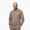 Pánská mikina Pitbull Nugget Small Logo Crewneck brown savana 4
